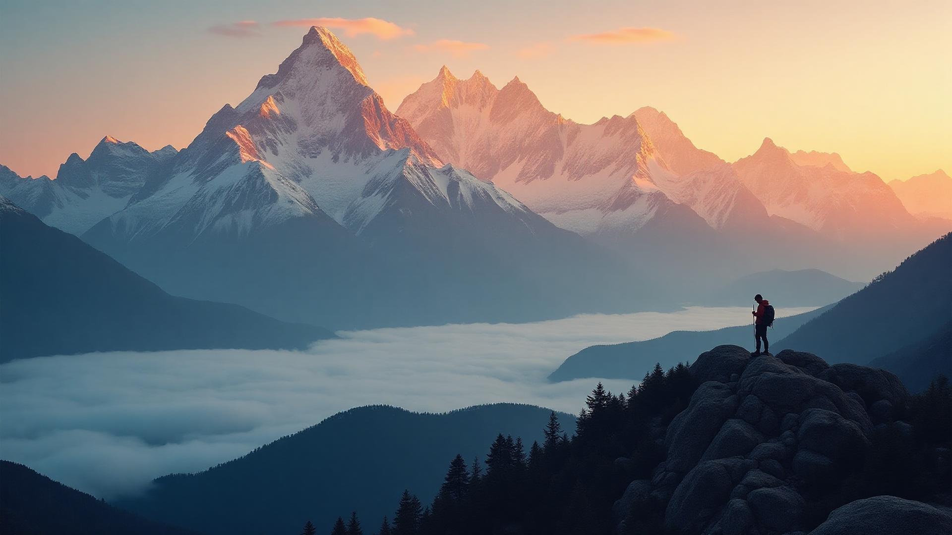 Himalayan mountain peaks